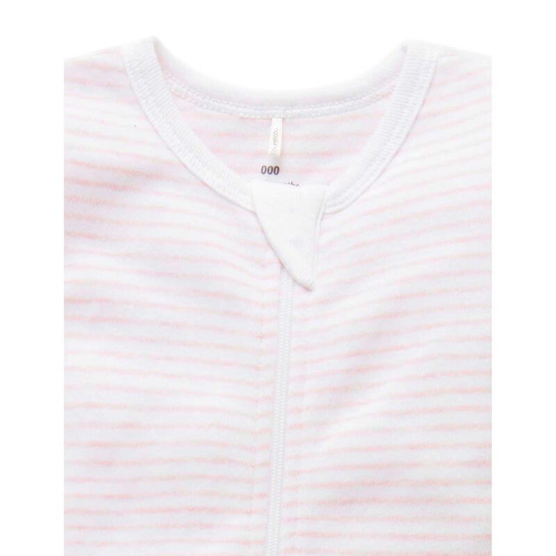 Purebaby S/S Short Leg Zip Growsuit image number 2